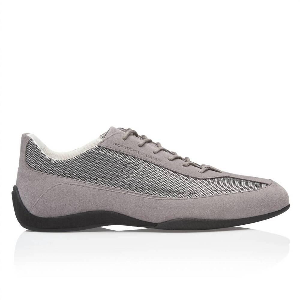 NEW PORSCHE DESIGN men's lu low mesh hf soft sneakers in gray